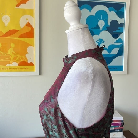 VINTAGE Halter color changing evening gown - Picture 6 of 8